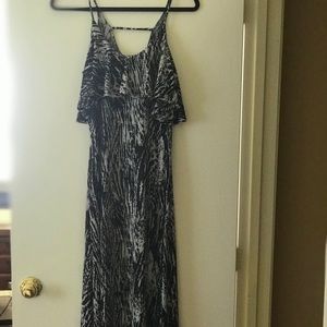Black and white Maxi dress. Summer Clearance Sale !!
